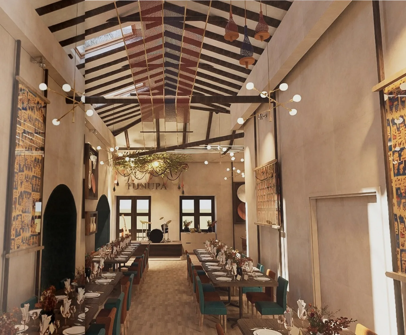 Tunupa Cusco, render interior